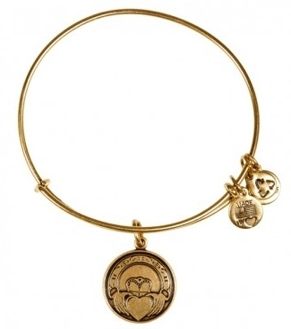 Claddagh armring i guld
