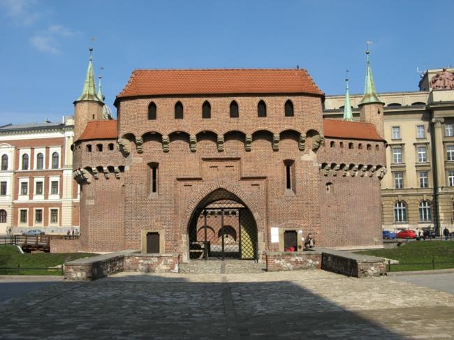 barbican krakow puola maamerkit