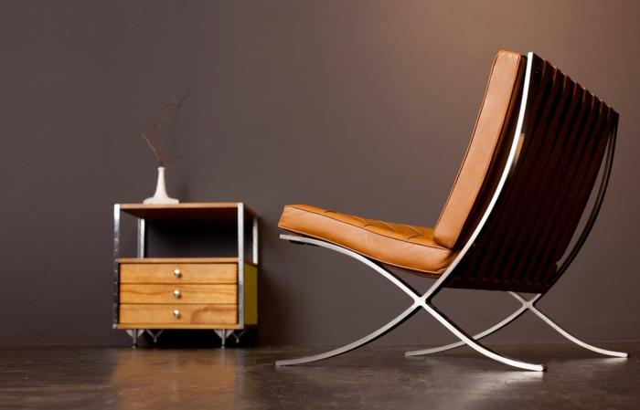 barcelona -tuolin suunnittelija Ludwig Mies van der Rohe