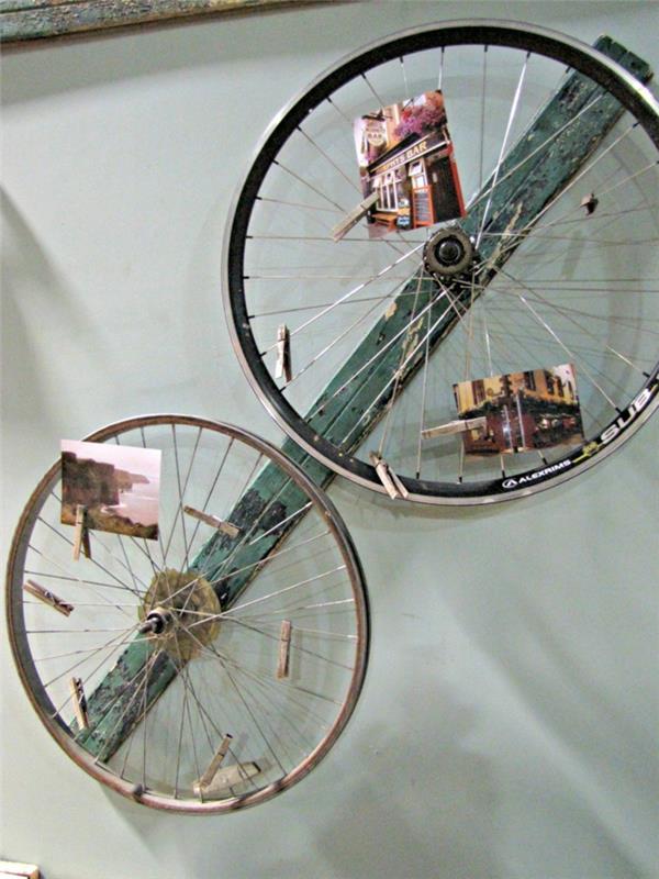 kierrätysideoita näpyttelyideoita deco -ideoita diy -ideoita sisustusesimerkkejä polkupyöräsivuja valokuvia