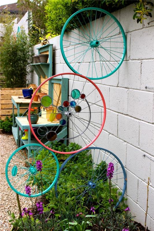 tinker -ideoita sisustusideoita diy -ideoita sisustusesimerkkejä polkupyörän sivut puutarhaideoita2