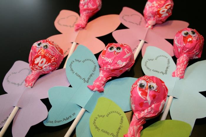 Käsityöt lasten kanssa käsityöideoita diy -ideoita lasten pelejä vesipainikelaatikko lolly butterfly