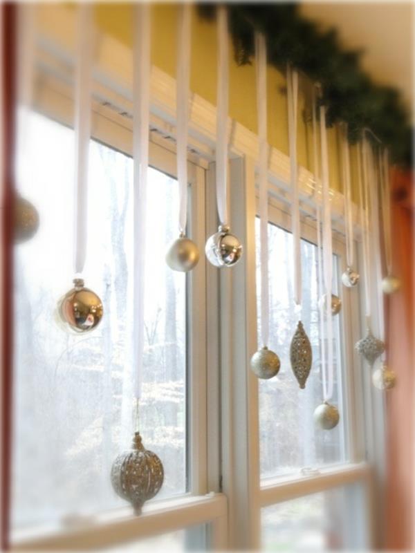 Käsityöideoita ikkuna Joulukoristeiden pallo