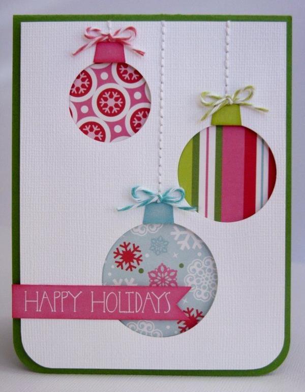 käsityöideoita-joulu-joulukortteihin-tinker-coloured-paper-christmas-pallot