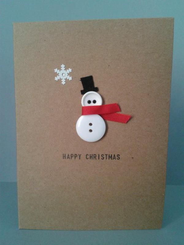 tinker ideoita joulu tinker joulukortit lumiukko painikkeista
