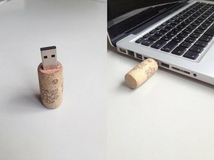 käsityöideoita korkki usb -tikku