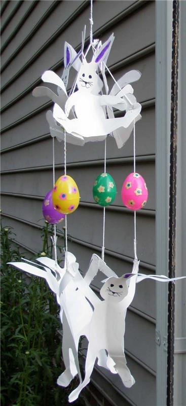 käsityöideoita pääsiäismunia roikkuu pääsiäispupuja