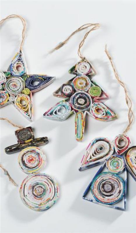 käsityöideoita joulun quilling