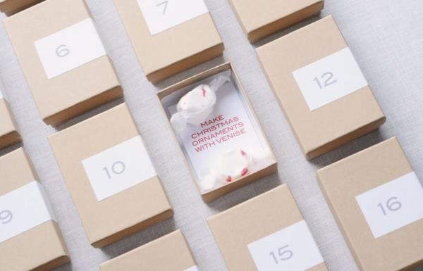 paperityökalut Luo oma adventtikalenteri täytä adventtikalenteri