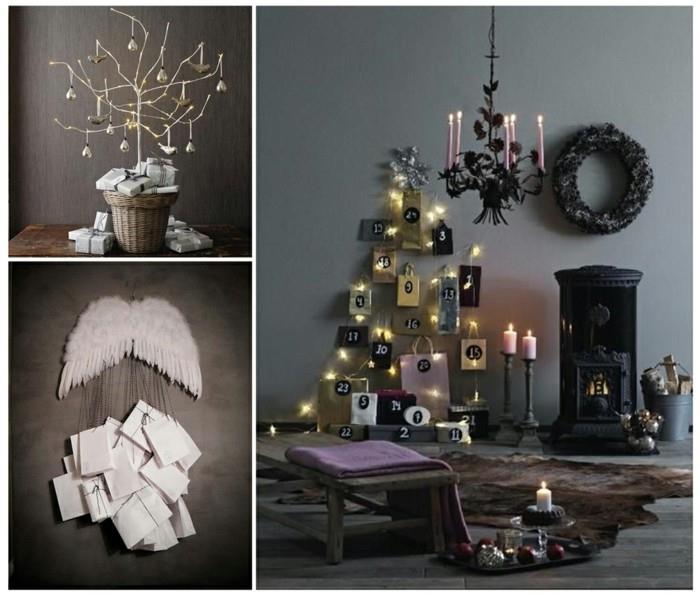 käsityömallit joulu adventti kalenteri hoikka näppärä lahjapusseilla