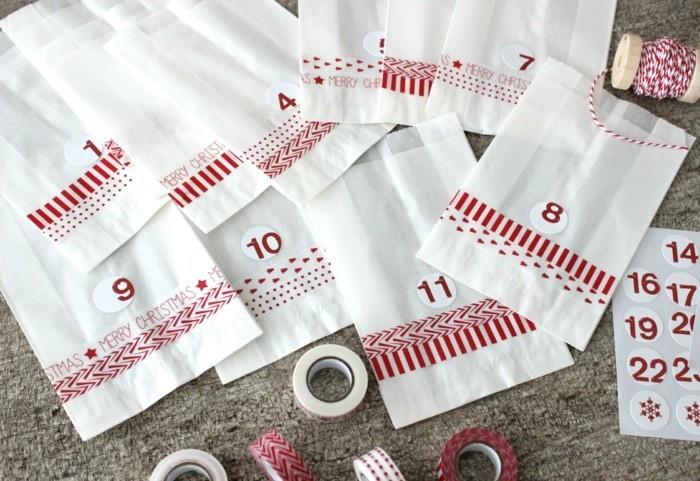 käsityömallit joulu adventti kalenteri hoikka tinker paperipussit