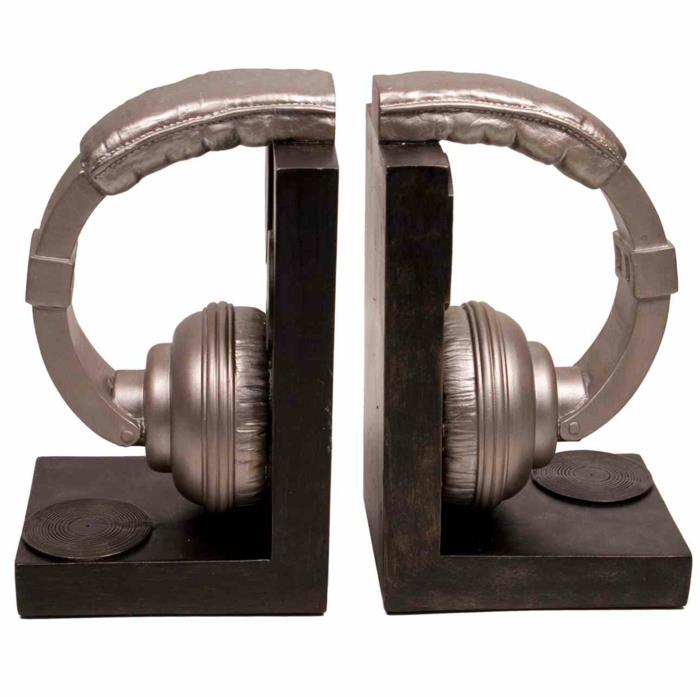 kirjapäät set set headphones bookends diy idea