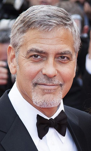 george clooney skægstil