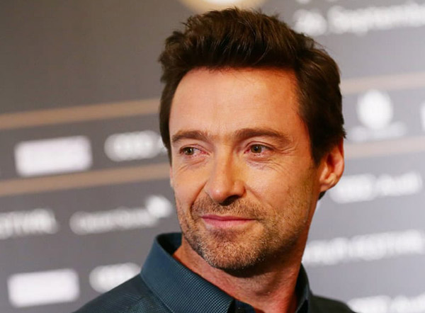 Hugh Jackman Light Stubble