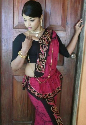 Batik Kandyan Saree