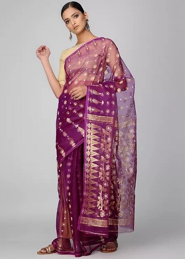 Dhakai Muslin Saree