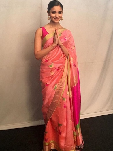 Alia Bhatt i Silk Saree