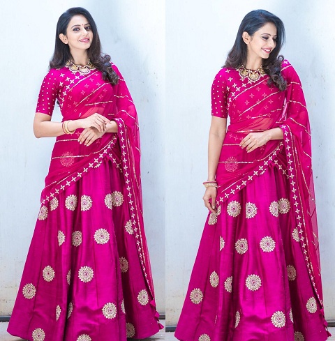 Rakul Preet Singh in Half Saree