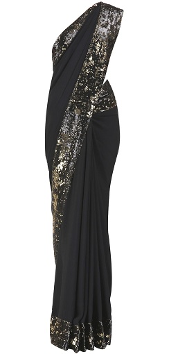 Flitter Border Saree