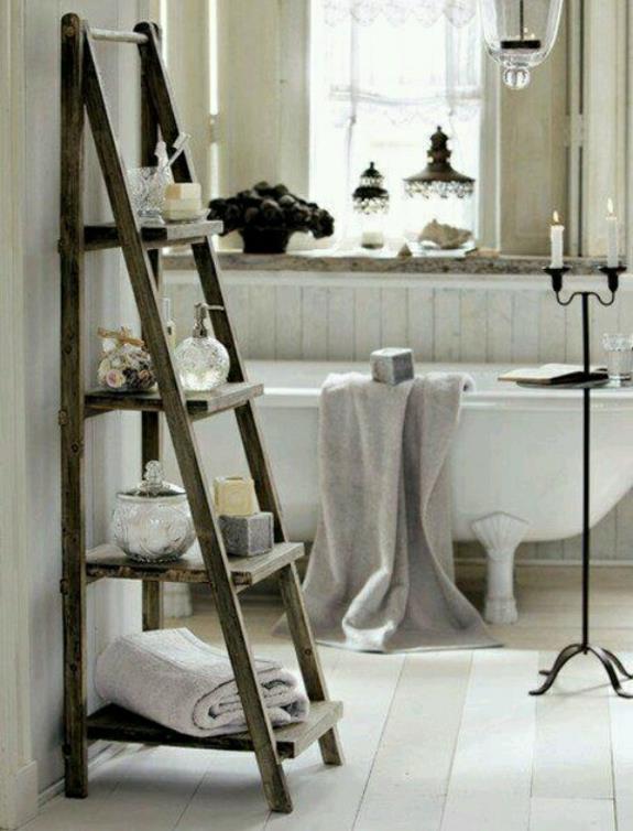 makuuhuoneen huonekalut puu pyyhe tikkaat maalaismainen kylpyhuone sisustus kylpyamme