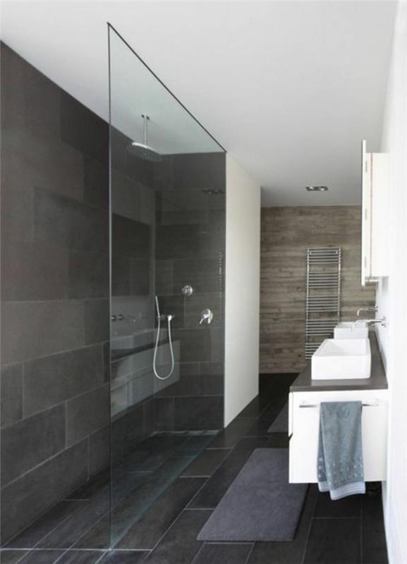 suihkukaappi kylpyhuoneen suunnitteluideoita moderni