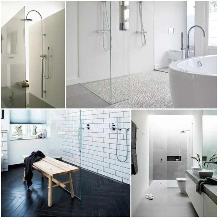suihkukaappi kylpyhuoneen suunnitteluideoita nykyaikaisia ​​sisustusideoita