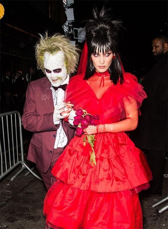 Bella Hadid Halloween -asu 2018