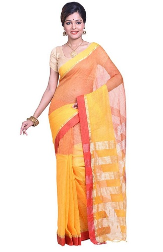 Bengalsk bomuldssilke Saree