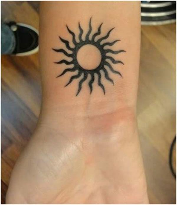 paras tatuointi ranne malleja aurinko