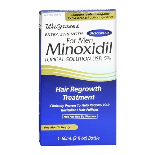 Walgreens minoxidil férfiaknak