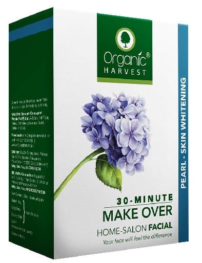Organic Harvest Pearl bőrfehérítő arcpakolás