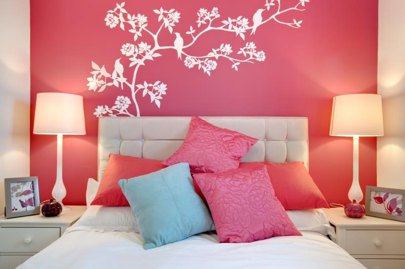 paras seinäväri valitse makuuhuoneen seinän väri -ideat vaaleanpunainen