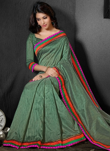 Overdådig Bhagalpuri Designer Saree