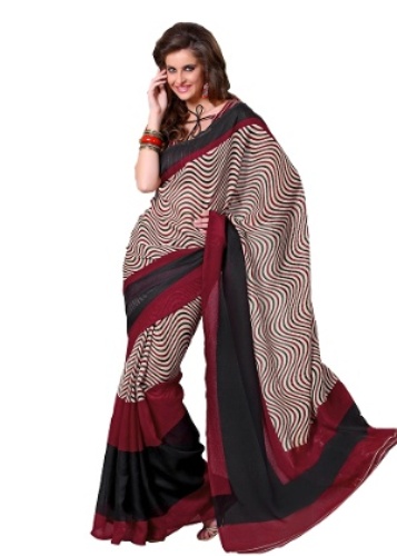 Ren Bhagalpuri Silk Designer Saree