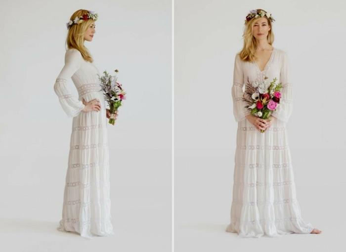 reilun kaupan puuvilla kestävä hääpuku ranta häät noahwedding