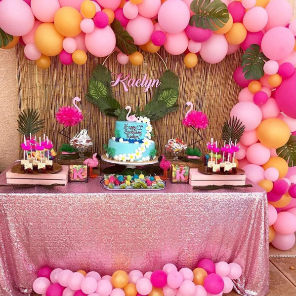 Flamingo születésnapi téma