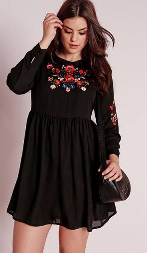 Black Flare Frock