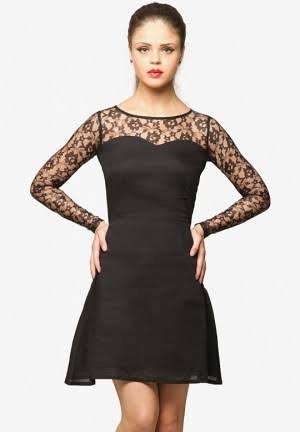 Black Lacy Frock