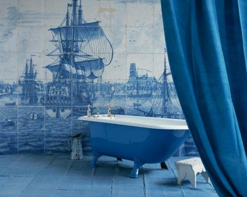 sininen kylpyhuone ylellinen ylellinen idea
