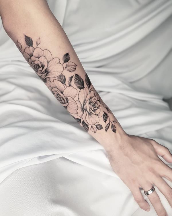 kukkakuvioiset tatuoinnit 2020