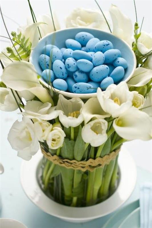 Tee omat kukka -asetelmasi pääsiäiskoristeilla