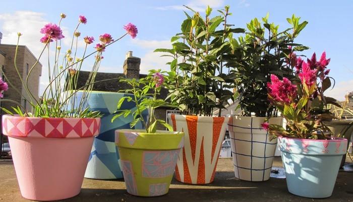 maalaa kukkaruukku tinker lasten kanssa DIY ideoita puutarha suunnittelu parveke suunnittelu