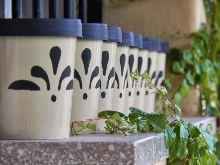 maalaa kukkaruukku tinker lasten kanssa DIY ideoita puutarhan suunnittelu portaat