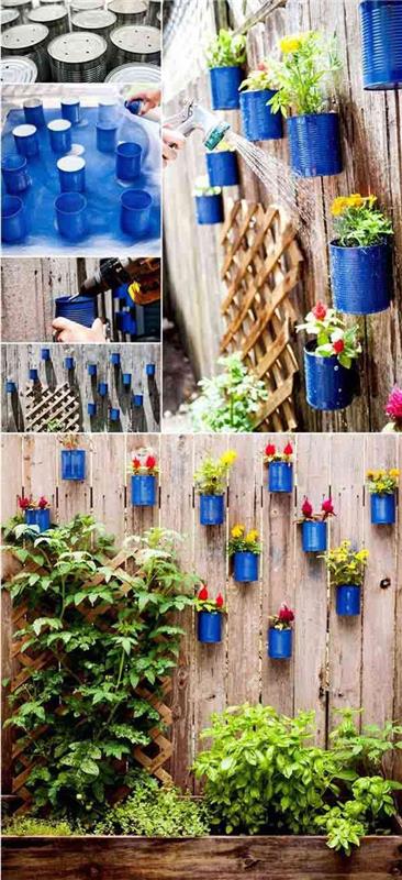 maalaa kukkaruukku tinker lasten kanssa DIY ideoita puutarhan suunnittelu pystysuora puutarha