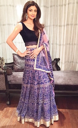 Shilpa Shetty a Lehengában