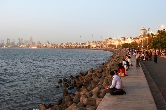 bombay intia Mumbain kävelykatu