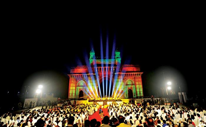 bombay intia mumbai gate valofestivaalit