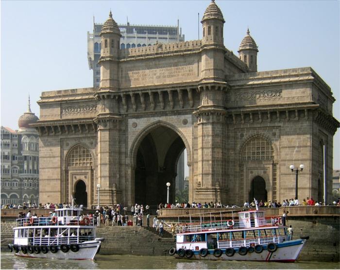 bombay intia mumbay gate siirtomaa -arkkitehtuuri