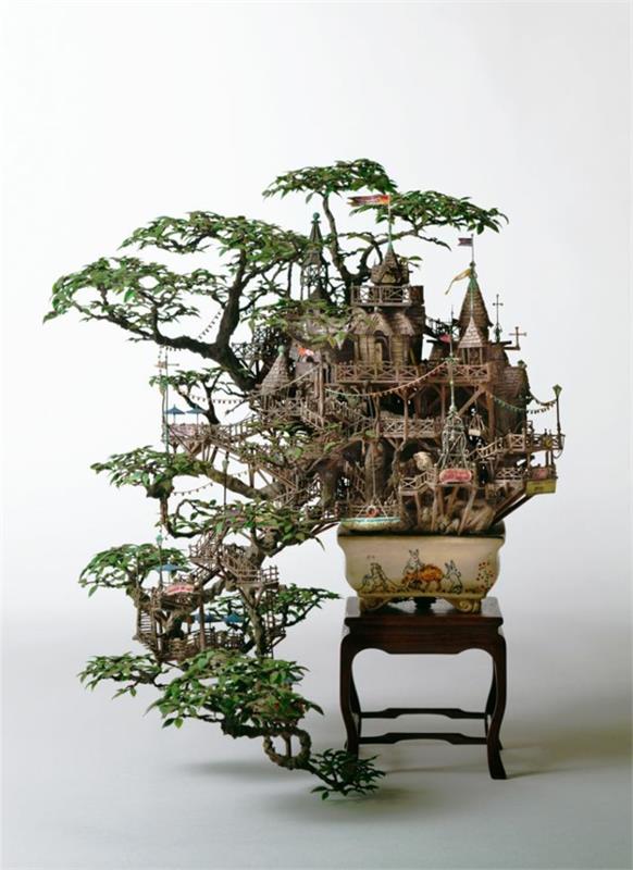bonsai -puu Takanori Aiba taideteos