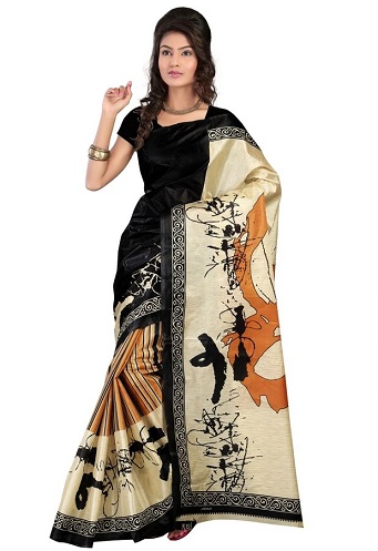 Temple Border Sari